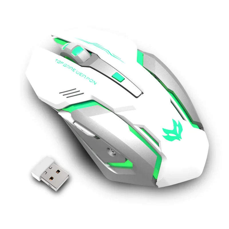 Wireless Charging Silent Gaming Mouse - True-Tech