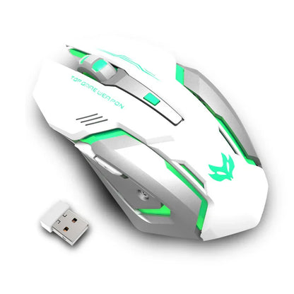 Wireless Charging Silent Gaming Mouse - True-Tech