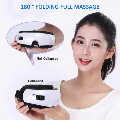 Smart Eye Massager with Heat Therapy - True-Tech