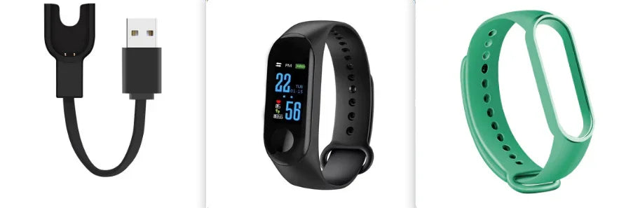Smart M3 Sports Bracelet with Heart Rate Monitoring - True-Tech