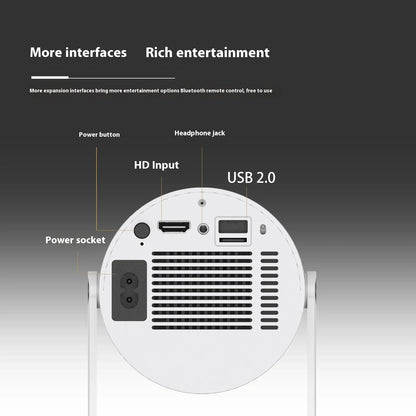 Portable Home Projector - True-Tech