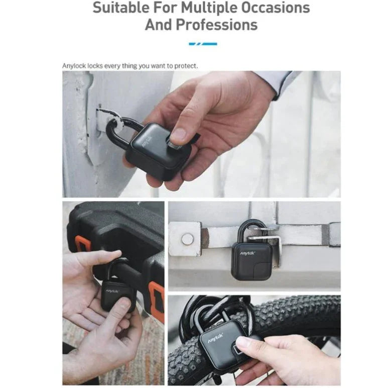 Waterproof Smart Fingerprint Padlock Lock - True-Tech