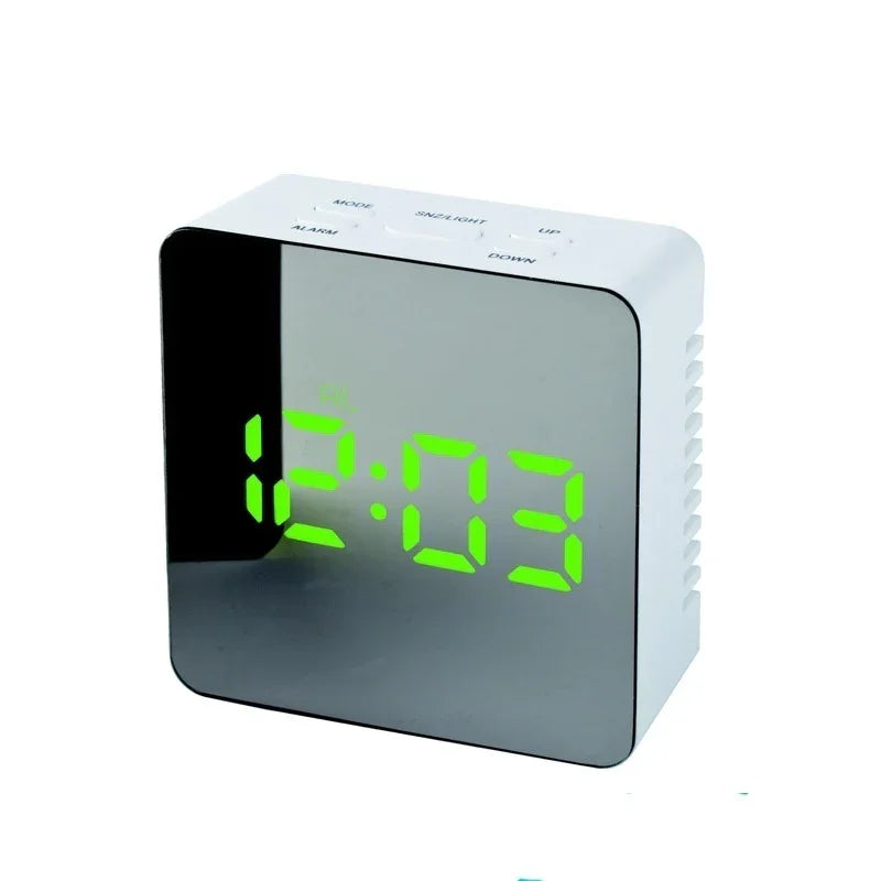 Modern Digital LED Mirror Clock - True-Tech