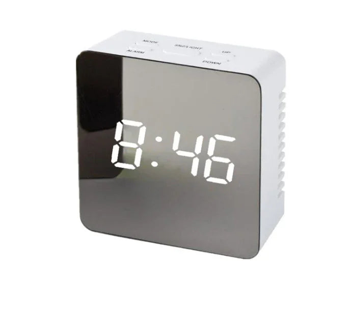 Modern Digital LED Mirror Clock - True-Tech