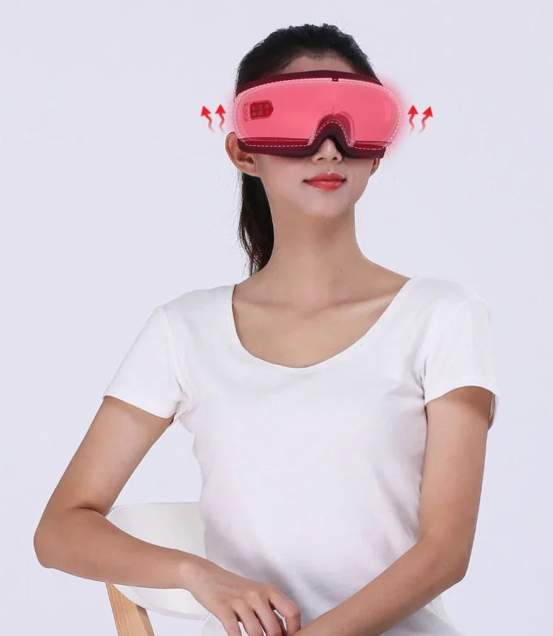 Smart Eye Massager with Heat Therapy - True-Tech