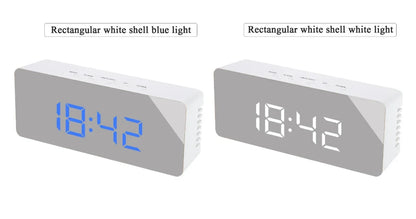 Modern Digital LED Mirror Clock - True-Tech