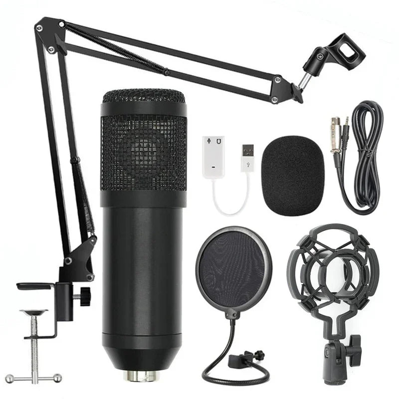 Professional BM-800 Net Microphone Stand Set - True-Tech