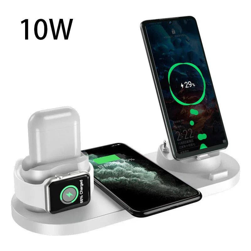 6-in-1 Wireless Fast Charging Dock - True-Tech