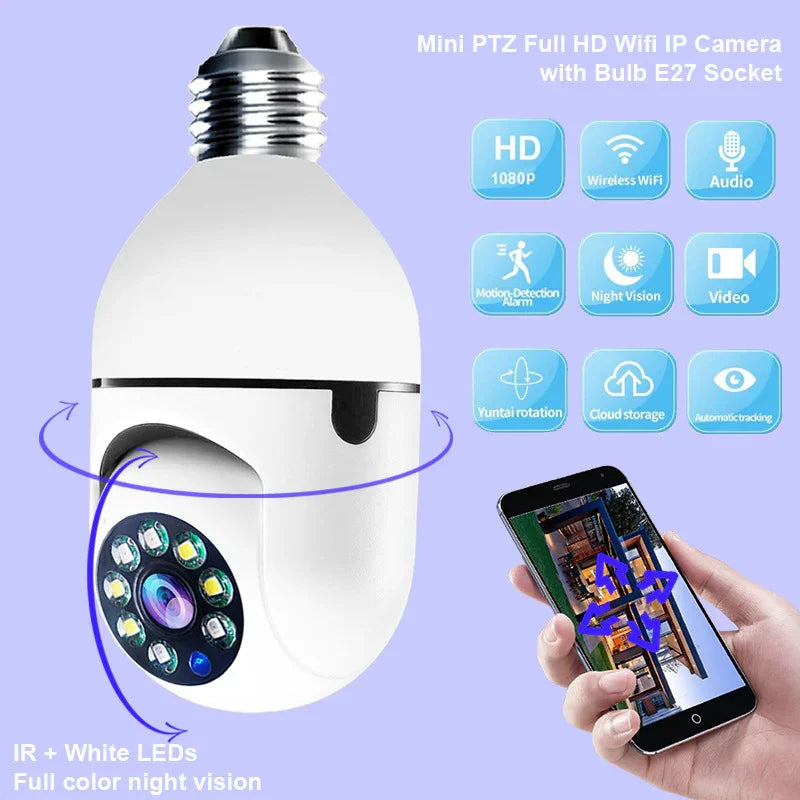 1080P WiFi Bulb Camera - True-Tech