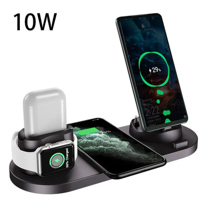 6-in-1 Wireless Fast Charging Dock - True-Tech
