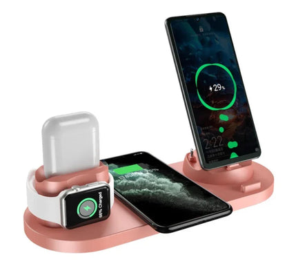 6-in-1 Wireless Fast Charging Dock - True-Tech