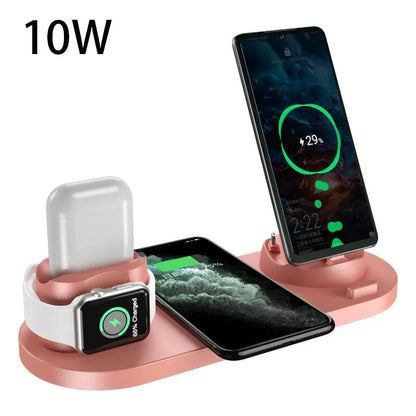 6-in-1 Wireless Fast Charging Dock - True-Tech