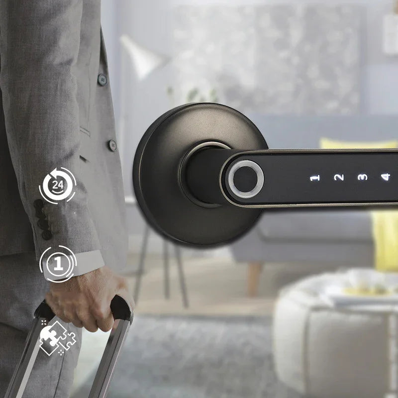 Smart Fingerprint Digital Door Lock - True-Tech