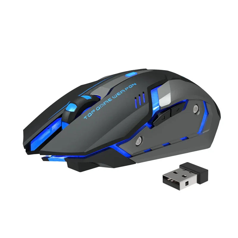 Wireless Charging Silent Gaming Mouse - True-Tech
