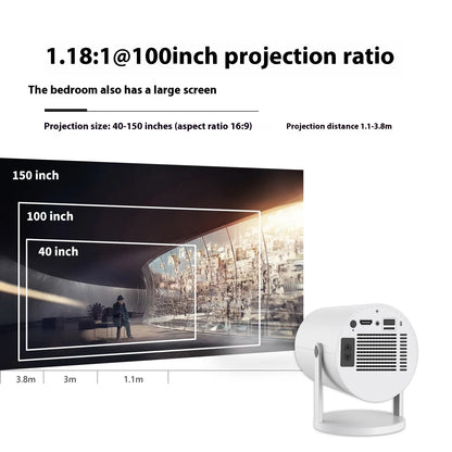 Portable Home Projector - True-Tech