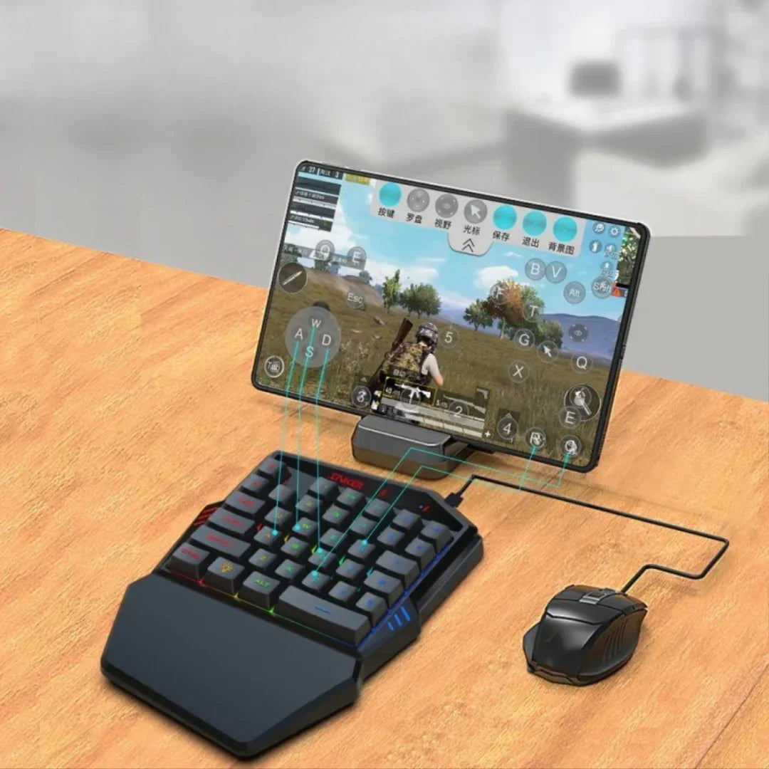 Gaming Keyboard and Mouse Set - True-Tech
